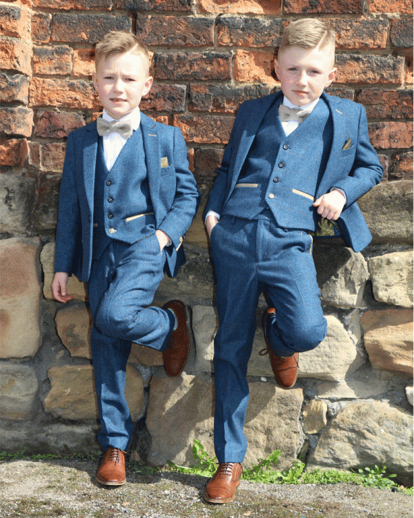 To Hire, Boys Marc Darcy Dion Checked Tweed Suit (full outfit)