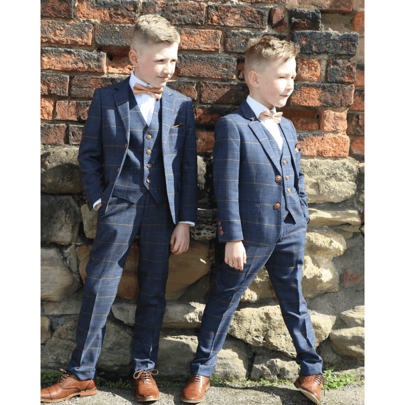 To Hire, Boys Marc Darcy Jenson Marine Checked Tweed Suit (full outfit)