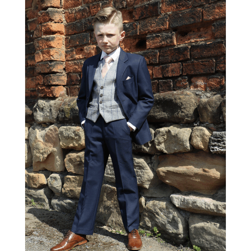 To Hire, Boys Torre Navy Pick&Pick Jacket Suit (full outfit)