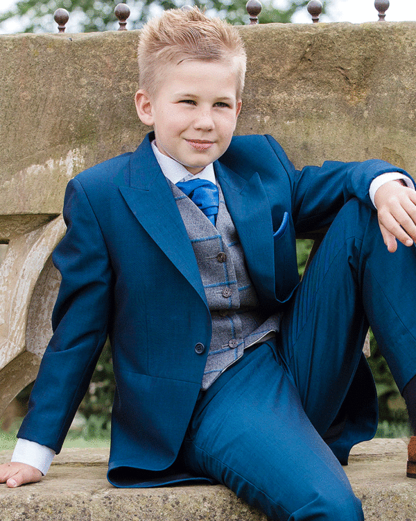 To Hire, Boys Torre Royal Mohair Tail Suit (full outfit) - Image 3