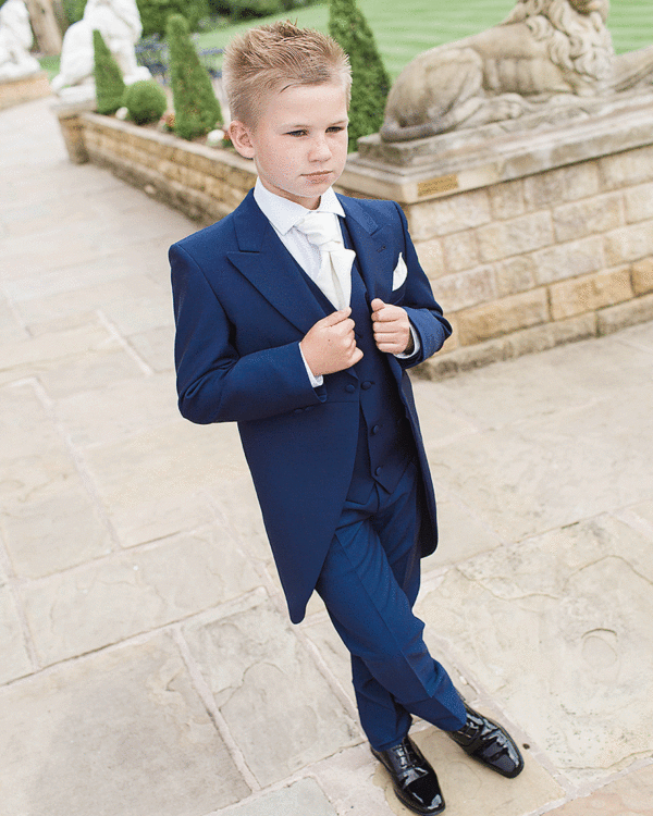 To Hire, Boys Wilvorst French Blue Tail Suit (full outfit)