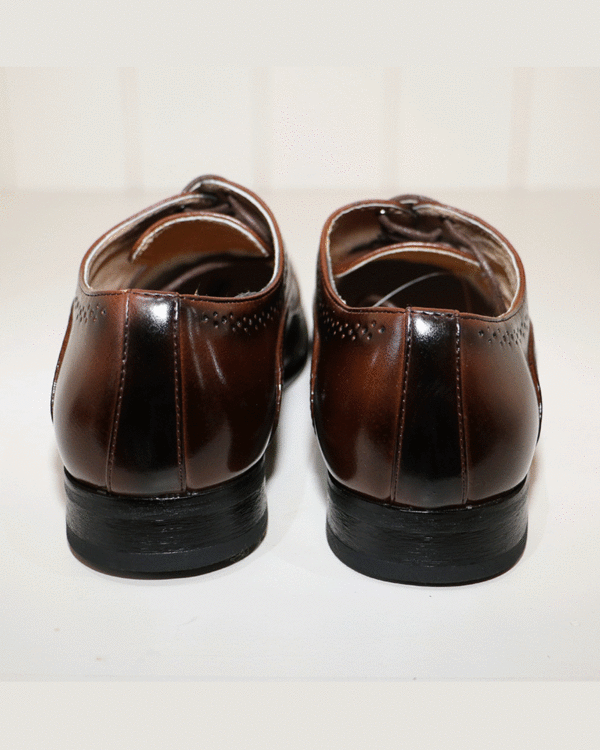 Mens Brown Goor 370 Brogue Shoe - Image 4