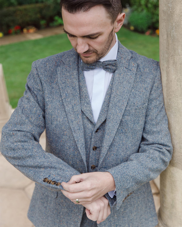 To Hire, Torre Grey/Blue Donegal Tweed (full outfit) - Image 4