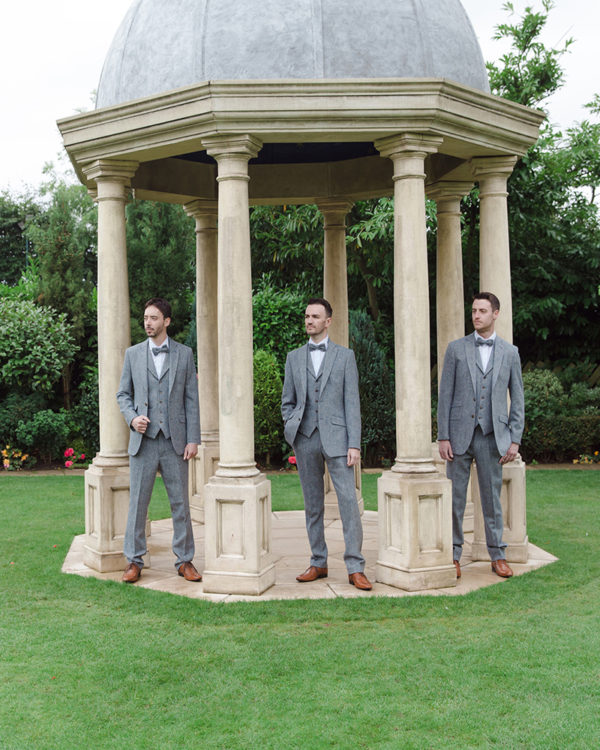 To Hire, Torre Grey/Blue Donegal Tweed (full outfit) - Image 3