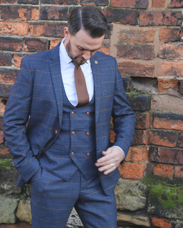 Marc Darcy Jenson Marine Checked Jacket