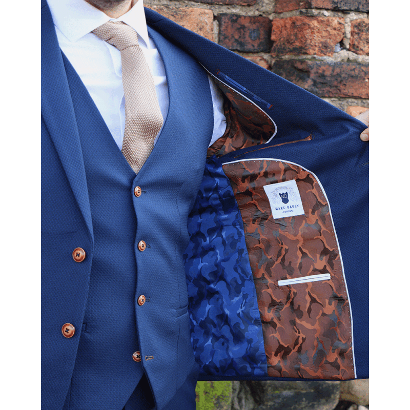Marc Darcy Max Royal Plain Waistcoat