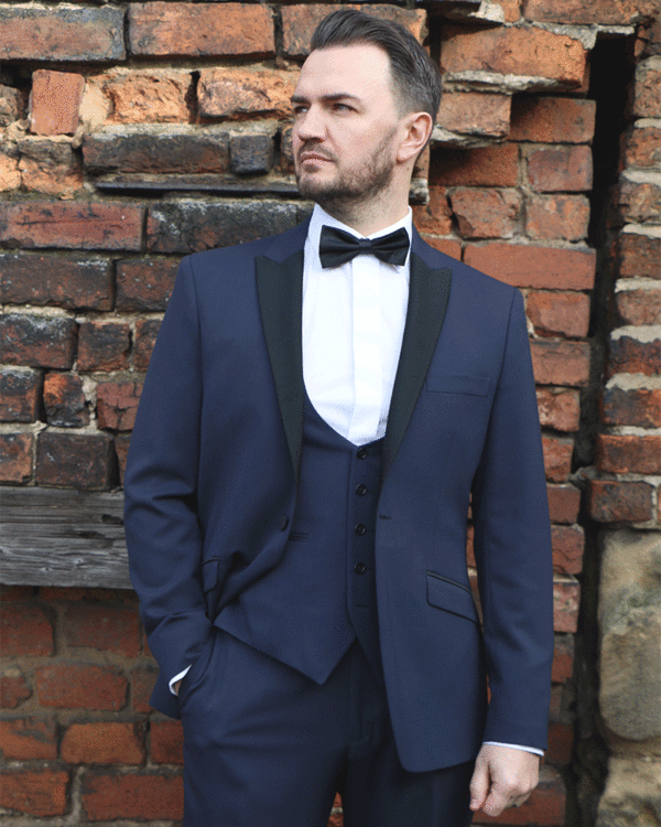 Torre Navy Dinner Suit (full outfit)
