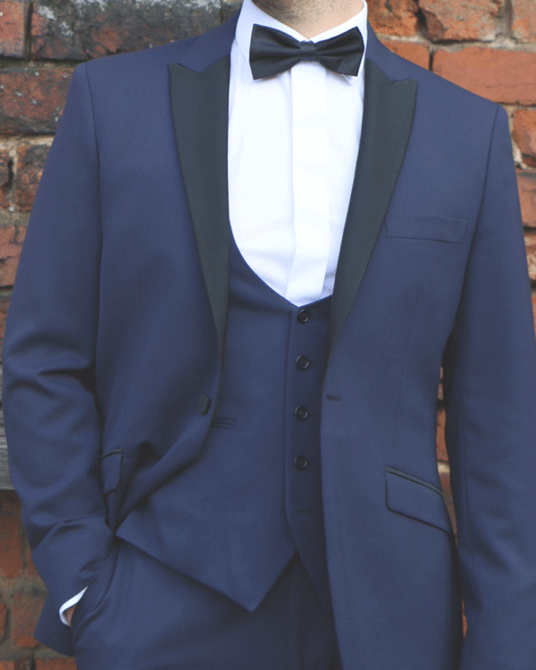 Torre Navy Dinner Suit (full outfit) - Image 2