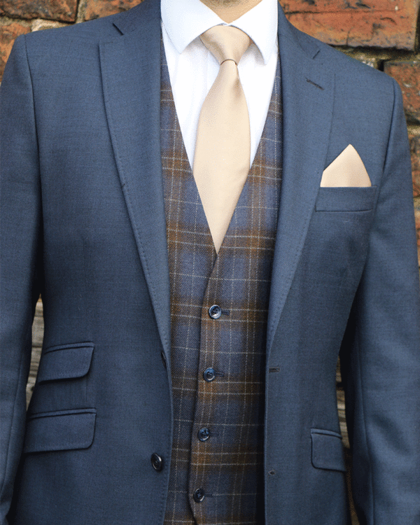 To Hire, Torre Navy P&P 100% Wool Lounge Suit (full outfit) - Image 4