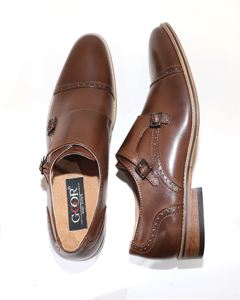 Mens tan monk shoes store
