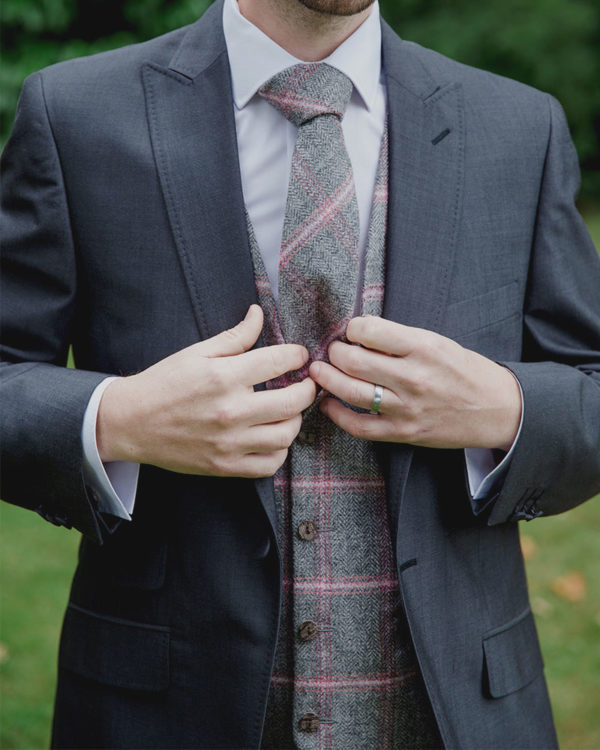To Hire, Torre Charcoal Mohair Lounge Suit (full outfit) - Image 2