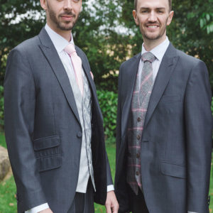 To Hire, Torre Charcoal Mohair Lounge Suit (full outfit)