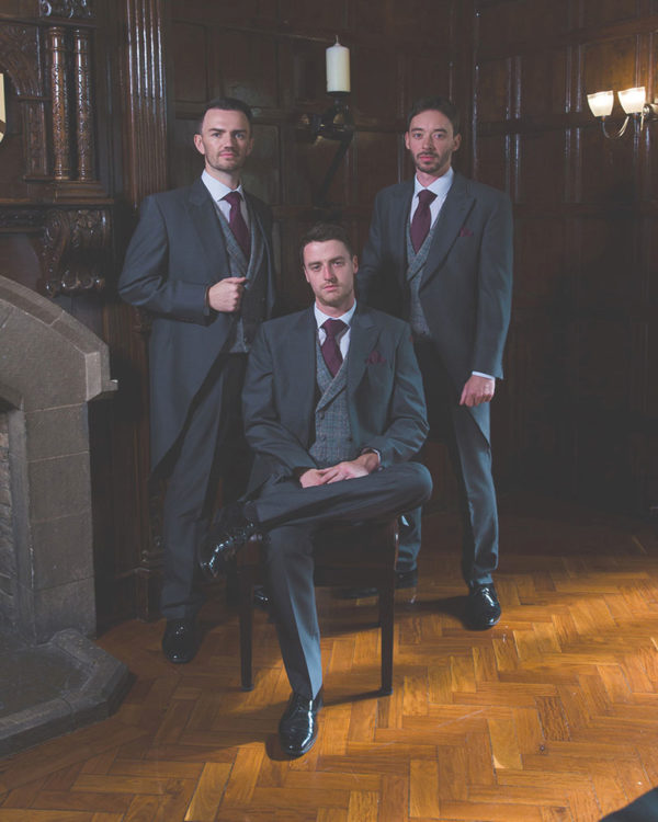 To Hire, Torre Charcoal Mohair Tail Suit (full outfit) - Image 3