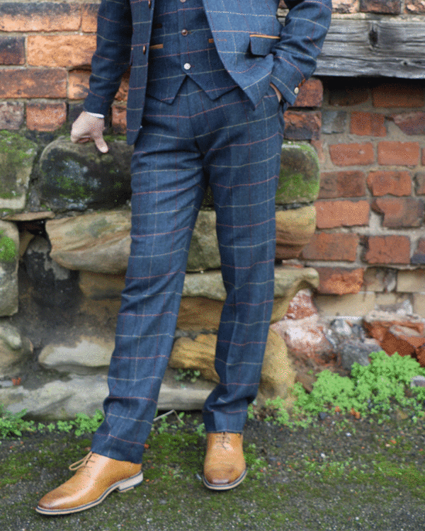 Marc Darcy Eton Check Trousers