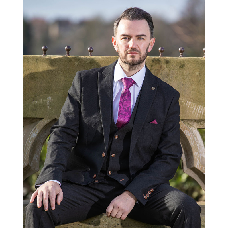 To Hire, Marc Darcy Max Black plain (full outfit) - Image 3