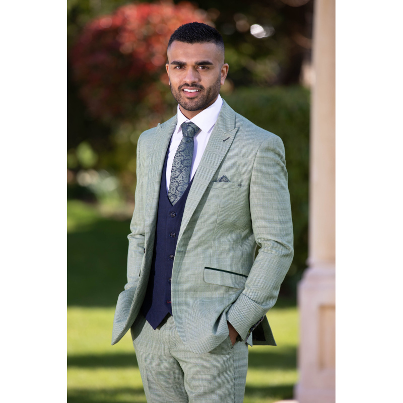 To Hire, Cavani Caridi Sage Checked Suit (full outfit) - Image 8