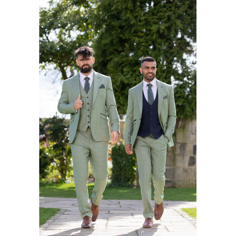 To Hire, Cavani Caridi Sage Checked Suit (full outfit) - Image 4