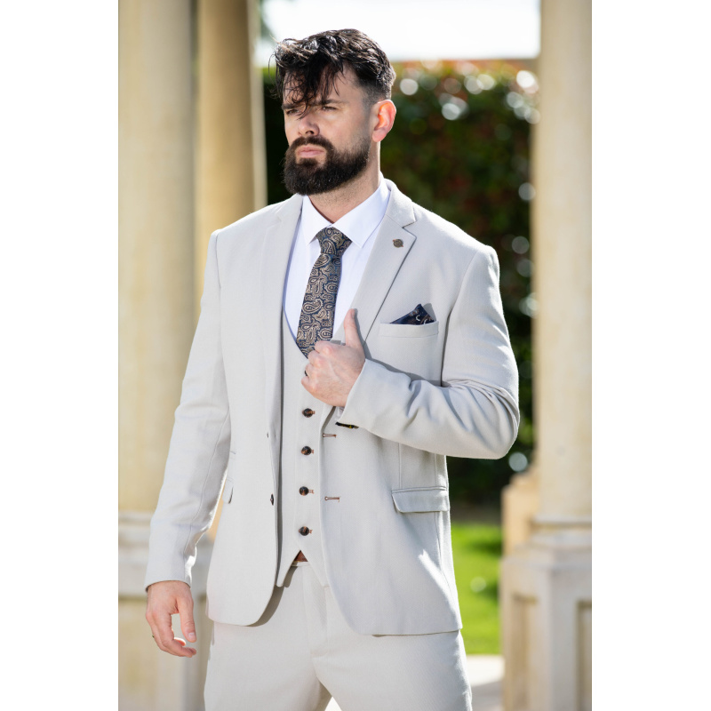 Marc Darcy HM5 (Harry Maguire) Stone  3pc Suit to buy - Image 5